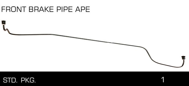 FRON T BRAKE PIPE APE